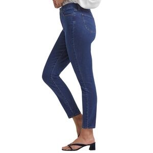 NYDJ LIFT & TUCK TECHNOLOGY MEDIUM  WASH SKINNY JEAN SZ 4